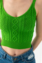 Hair Braid Strap V-Neck Crop Top, Body, Stylish Comfortable V-Neck Ribbed Sleeveless T-Shirt Crop, Strap Crop. - 2