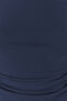 İndigo Büzgülü Asimetrik Yaka Esnek Örme Bluz TWOSS24BZ00073 - 4