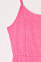 Pink Camisole Knitted Plus Size Dress - 7