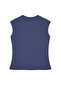 İndigo Viskoz/Yumuşak Kumaş Fitted/Vücuda Oturan Esnek Örme Bluz TWOSS24BZ00432 - 6