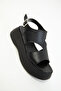 Women's Black Sandals 18983 - 6