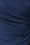 Indigo Sıfır Kol Büzgülü Vücuda Oturan Esnek Örme Bluz TWOSS24BZ00486 - 5