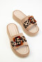 Mink Suede-Leopard Women's Slippers 20293 - 3