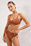 Brown Bralette High Waist Regular Bikini Set Tbess25Bt00047