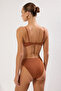 Brown Bralette High Waist Regular Bikini Set Tbess25Bt00047 - 5
