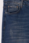 Koyu Mavi Yüksek Bel Destroy Detaylı Esnek Skinny Jeans TBBSS25CJ00011 - 6