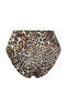 Leopar Desenli Cut Out Detaylı Hipster Yüksek Bel Bikini Altı TBESS20BA0184 - 6