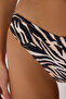 Zebra Desenli V Kesim Regular Normal Bel Bikini Altı TBESS21BA0168 - 3