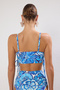 Çiçek Desenli Tünelli Bralette Kaplı Bikini Üstü TBESS22BU0046 - 4