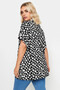 Patterned Plus Size Short Sleeve Shirt 303358 - 5