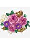 11cm Flower Bunch Rose Bud Daisy Lilac Silicone Mold K-039, Scented Stone Soap Plaster Candle Mold - 5