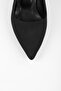 Women's Gatsby Black Matte Satin Heeled Shoes Stiletto - 3