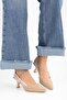 Women's Straw Skin Straw Heeled Stiletto - 4
