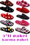 Pack of 5 Closed Women's Slippers Home Slippers - 3