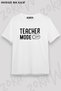 Unisex Oversize Mold Teacher Teacher Design Printed Tshirt