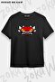 Unisex Oversize Pattern Geometry Dash Extreme Demon Design Printed Tshirt