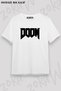 Unisex Oversize Die Doom Logo V3 Design Printed Tshirt