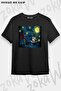 Unisex Oversize Mold One Piece Drawing Design Printed Tshirt