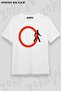Unisex Oversize Fit Banksy Think Outside the Box Design Printed Tshirt