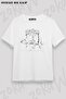 Unisex Oversize Fit Belphegor Design Printed Tshirt