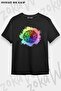 Unisex Oversize Mold Digimon Mandala Paint Design Printed Tshirt