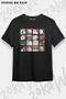 Unisex Oversize Mold Cat Memes Collage Design Printed Tshirt
