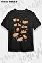 Unisex Oversize Capybara Cute Seamless Pattern Design Printed Tshirt