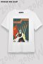 Unisex Oversize Mold Space Sickle Hammer Design Printed Tshirt