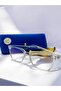Transparent Glass Square Glasses Unisex New Season - 4