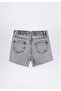 Yigit Boutique Denim Fabric Girls' Jeans Shorts - 2