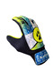Latex Yellow Blue Goalie Gloves - 4