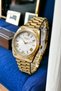 Original Mother-of-Pearl Dial Gold Color Women's Wristwatch - 3