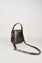 Women's Hazer Silver 3 Compartment Lined Faux Leather Adjustable Strap Zipper Closure Hand and Shoulder Bag - 3