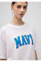 Printed White Women's T-Shirt M1600843-70000 - 5
