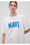 Printed White Women's T-Shirt M1600843-70000