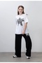 Young Girl Children Soft Textured Stretchy T-Shirt Loose Pants 2 Pieces of Combed Cotton Suit