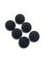 Black Trench Coat Jacket Button - 2.2 cm / Code:2615