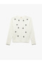 Crew Neck Long Sleeve Bow Knitwear Sweater