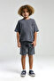 U.S. Polo Assn Boys Grey Bermuda Set - 2