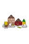 Pasture 3D Diamond Magnetic Tiles set-30 Pcs