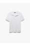Cotton Slim Fit Pique Fabric Polo Neck Short Sleeve T-Shirt
