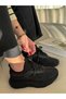 Women's Patterned Stone Detailed High-Sole Walking Shoes - 3
