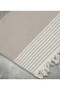 Natural Buldan Work Arms Knitted Sofa Sofa Bed Seat Cover 180x300 Large Size Cotton Woven-mink - 5