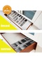 5 Compartment Drawer Cutlery 39 X 11 Cm, Anthracite - 5