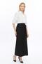 Apsen Women's Black Bow Detailed Long Pencil Skirt 2093-95 - 5