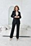 Piping Shawl Collar Suit Black - 5