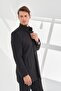 Men's Slim Fit Long Cashmere Coat - 5