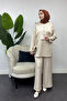Scuba Fabric Vest 3 Piece Suit Set