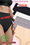 High Waist Cotton Large Size Bato Women's Panties 7 Pack (Battal Size)