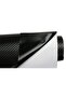 3D Black Carbon Fiber Foil with Air Channels 50 cm X 1 Meter Coating Foil with Adhesive - 3